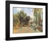 The Artist's House-Claude Monet-Framed Art Print