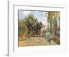 The Artist's House-Claude Monet-Framed Art Print