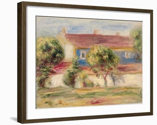 The Artist's House-Pierre-Auguste Renoir-Framed Giclee Print