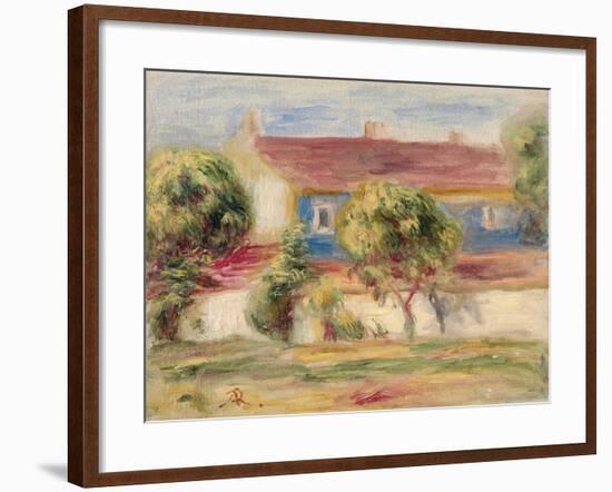 The Artist's House-Pierre-Auguste Renoir-Framed Giclee Print