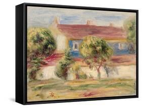 The Artist's House-Pierre-Auguste Renoir-Framed Stretched Canvas