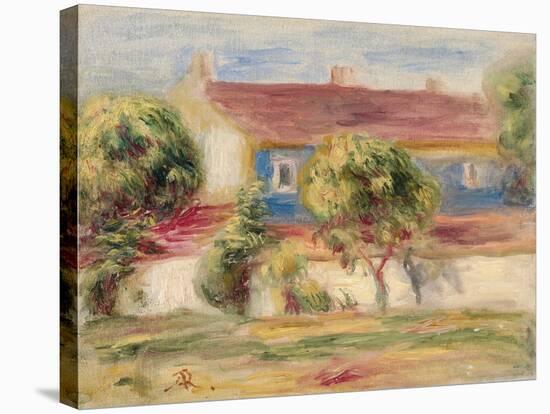 The Artist's House-Pierre-Auguste Renoir-Stretched Canvas
