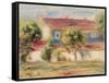 The Artist's House-Pierre-Auguste Renoir-Framed Stretched Canvas