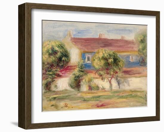 The Artist's House-Pierre-Auguste Renoir-Framed Giclee Print