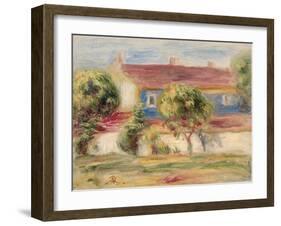 The Artist's House-Pierre-Auguste Renoir-Framed Giclee Print