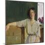 The Artist's Model, Newlyn, 1915 (Oil on Canvas)-Harold Harvey-Mounted Giclee Print