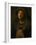 The Artist's Mother, as Prophetess Hannah-Rembrandt van Rijn-Framed Giclee Print