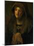 The Artist's Mother, as Prophetess Hannah-Rembrandt van Rijn-Mounted Giclee Print
