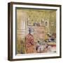 The Artist's Mother Taking Breakfast, 1899-1904-Edouard Vuillard-Framed Giclee Print