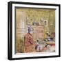 The Artist's Mother Taking Breakfast, 1899-1904-Edouard Vuillard-Framed Giclee Print