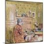 The Artist's Mother Taking Breakfast, 1899-1904-Edouard Vuillard-Mounted Giclee Print