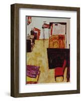 The Artist's Room in Neulengbach (My Living Room), 1911-Egon Schiele-Framed Giclee Print