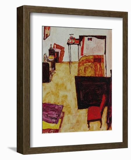 The Artist's Room in Neulengbach (My Living Room), 1911-Egon Schiele-Framed Giclee Print