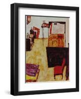 The Artist's Room in Neulengbach (My Living Room), 1911-Egon Schiele-Framed Giclee Print