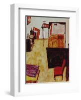 The Artist's Room in Neulengbach (My Living Room), 1911-Egon Schiele-Framed Giclee Print