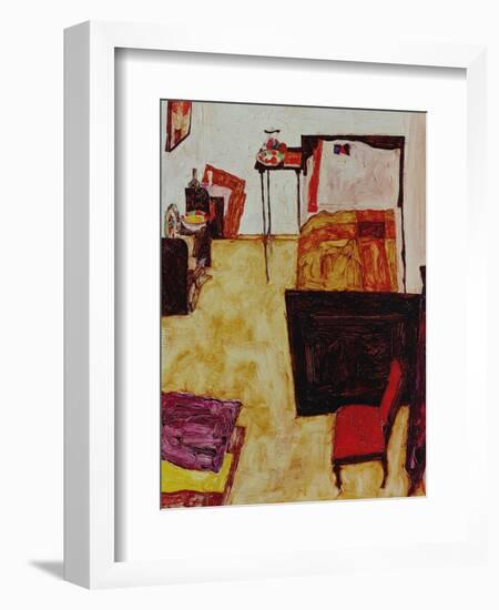 The Artist's Room in Neulengbach (My Living Room), 1911-Egon Schiele-Framed Giclee Print