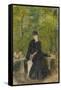 The Artist's Sister Edma Seated in a Park, 1864-Berthe Morisot-Framed Stretched Canvas