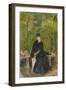 The Artist's Sister Edma Seated in a Park, 1864-Berthe Morisot-Framed Giclee Print