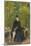 The Artist's Sister Edma Seated in a Park, 1864-Berthe Morisot-Mounted Giclee Print