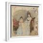 The Artist's Sister, Edma, with Her Daughter, Jeanne, 1872 (W/C over Graphite on Laid Paper)-Berthe Morisot-Framed Giclee Print