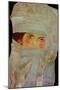 The Artist's Sister Melanie with Silver-Colored Scarves, 1908-Egon Schiele-Mounted Giclee Print