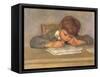 The Artist's Son Jean Drawing, 1901-Pierre-Auguste Renoir-Framed Stretched Canvas