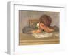 The Artist's Son Jean Drawing, 1901-Pierre-Auguste Renoir-Framed Giclee Print