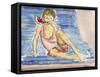 The Artist's Son; Le Fils De L'Artiste-Henri Lebasque-Framed Stretched Canvas