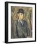 The Artist's Son, Paul, 1885-90-Paul Cezanne-Framed Giclee Print