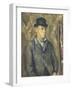 The Artist's Son, Paul, 1885-90-Paul Cezanne-Framed Giclee Print