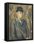 The Artist's Son, Paul, 1885-90-Paul Cezanne-Framed Stretched Canvas