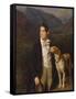 The Artist's Son with a Dog, 1836-Ferdinand Georg Waldmüller-Framed Stretched Canvas