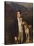 The Artist's Son with a Dog, 1836-Ferdinand Georg Waldmüller-Stretched Canvas