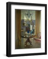 The Artist's Studio, 1921-Patrick William Adam-Framed Giclee Print