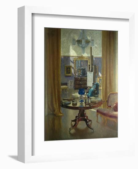 The Artist's Studio, 1921-Patrick William Adam-Framed Giclee Print