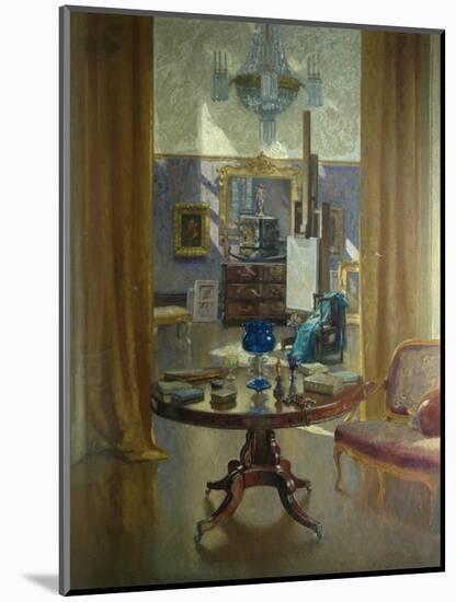 The Artist's Studio, 1921-Patrick William Adam-Mounted Giclee Print