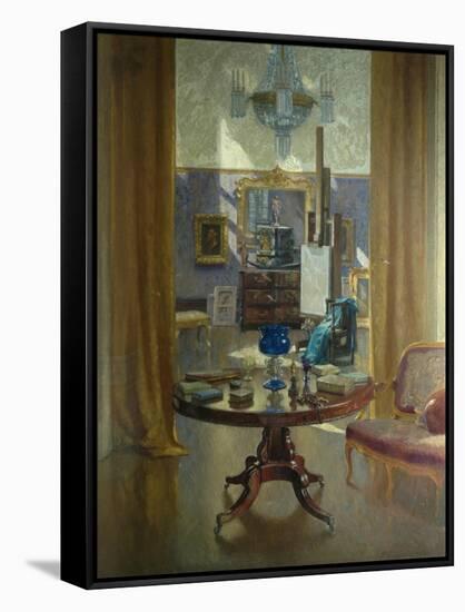 The Artist's Studio, 1921-Patrick William Adam-Framed Stretched Canvas