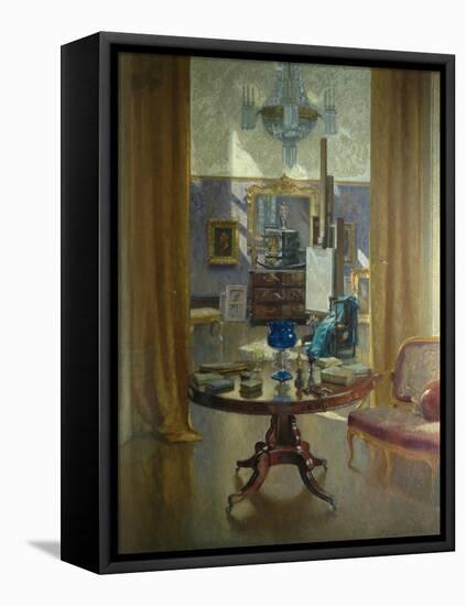 The Artist's Studio, 1921-Patrick William Adam-Framed Stretched Canvas