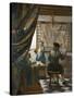 The Artist's Studio, C.1665-66-Johannes Vermeer-Stretched Canvas