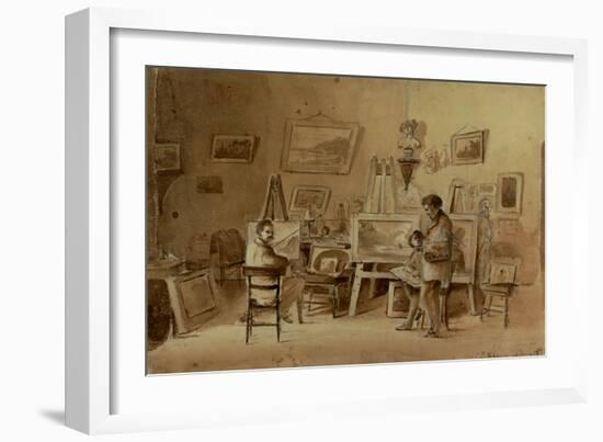 The Artist's Studio, Caracas, Venezuela, 1854-Camille Pissarro-Framed Giclee Print