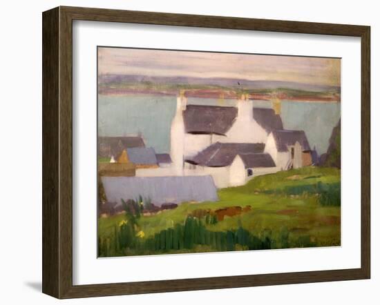 The Artist's Studio, Iona, from St. Columba Hotel-Francis Campbell Boileau Cadell-Framed Giclee Print
