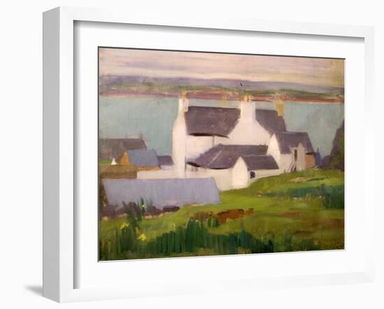 The Artist's Studio, Iona, from St. Columba Hotel-Francis Campbell Boileau Cadell-Framed Giclee Print