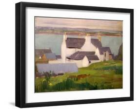 The Artist's Studio, Iona, from St. Columba Hotel-Francis Campbell Boileau Cadell-Framed Premium Giclee Print