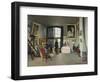 The Artist's Studio, Rue De La Condamine, Paris, 1870-Frédéric Bazille-Framed Giclee Print