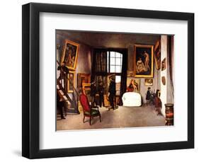 The Artist's Studio, Rue de la Condamine-Frederic Bazille-Framed Giclee Print