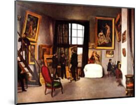 The Artist's Studio, Rue de la Condamine-Frederic Bazille-Mounted Giclee Print