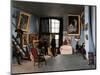 The Artist's Studio, Rue De La Condamine-Jean-Baptiste-Armand Guillaumin-Mounted Art Print