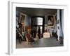 The Artist's Studio, Rue De La Condamine-Jean-Baptiste-Armand Guillaumin-Framed Art Print