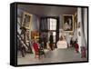 The Artist's Studio-Frederic Bazille-Framed Stretched Canvas