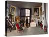 The Artist's Studio-Frederic Bazille-Stretched Canvas